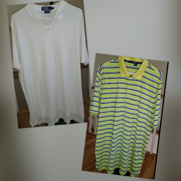 2 RALPH LAUREN PONY/RLX GOLF POLO SHIRTS SIZES XL - Picture 1 of 7